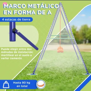 Columpio infantil para jardín