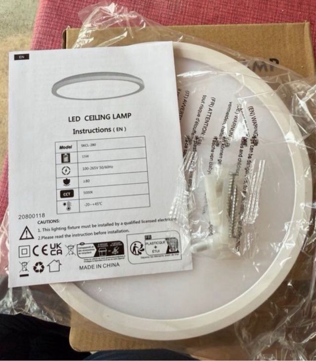 Plafón LED Redondo SKCL-280 15W