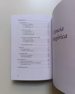 Ciencia pitagórica. La obra de Pitágoras...
