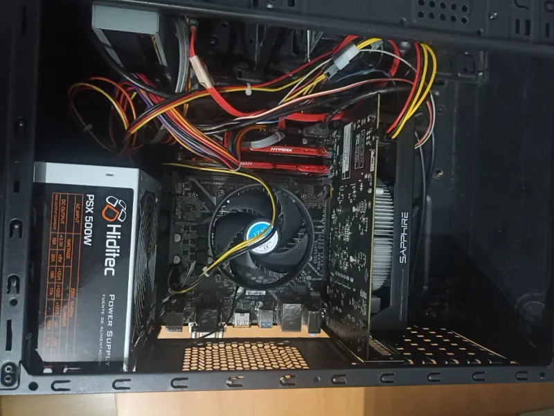 Torre Nox i5 8600k Negra y Azul afbeelding 5