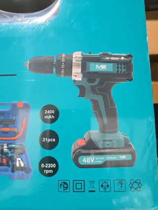 Taladro Eléctrico Litio WD-04 KIT 48V