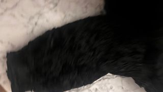 Abrigo Piel Mujer Marrón Oscuro