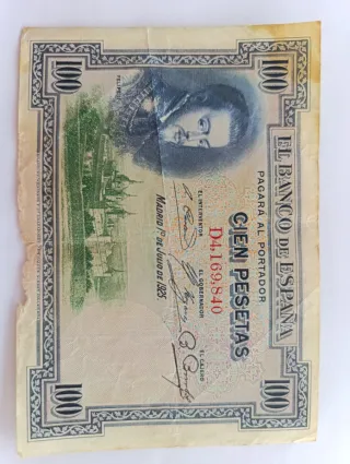 Lote billetes antiguos
