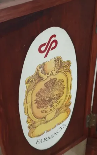 Mueble Boticario Farmacia Antiguo Madera