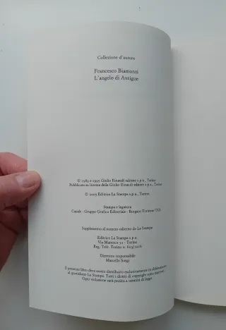 L'angelo di Avrigue di Francesco Biamonti