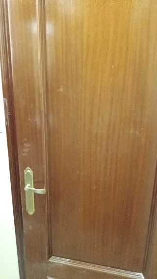 Puerta de madera interior