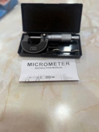 Micrómetro 0-25mm (0.01mm) Precisión