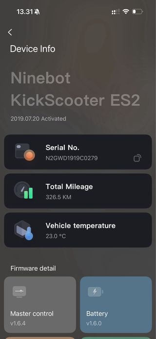 Patinete Eléctrico Ninebot Negro