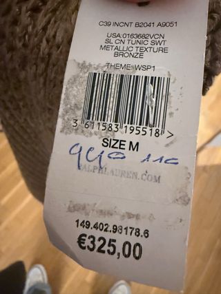 Chaleco Ralph Lauren Talla M Nuevo