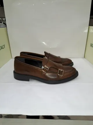 Scarpe uomo vera pelle tg. 41 marrone