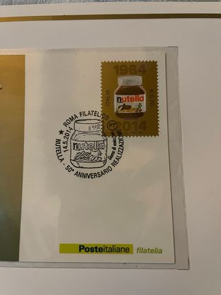 Francobolli Nutella 1964-2014 Poste Italiane