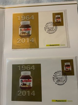 Francobolli Nutella 1964-2014 Poste Italiane