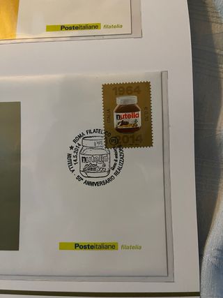 Francobolli Nutella 1964-2014 Poste Italiane