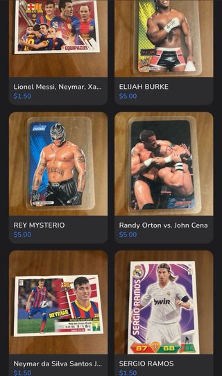 Colección cartas, cromos y tazos