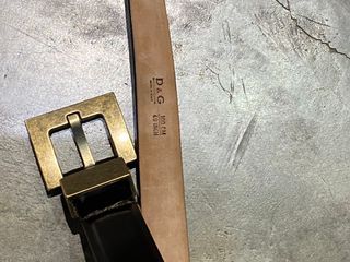 Cinturón de piel D&G Dolce&Gabbana color marrón