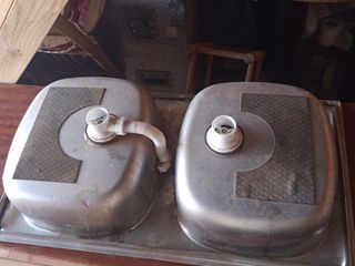 Fregadero Doble Seno Acero Inoxidable