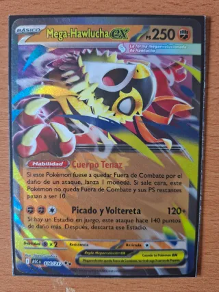 Mega Hawlucha EX Carta Pokémon