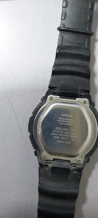 Reloj Casio Hombre Negro/Plata