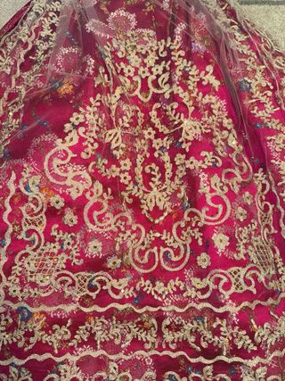 Traje Fallera Niña S.XVIII + Manteletas