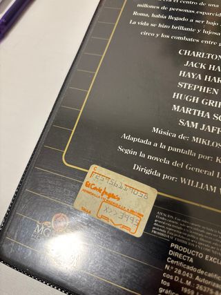 Ben-Hur VHS Metro Goldwyn Mayer