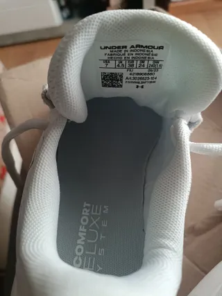 Zapatillas Under Armour Blancas Talla 38