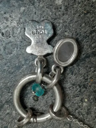 Collar Tous Plata Oso y Piedras