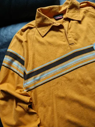 Polo manga larga Quiksilver Y2K XXL mostaza