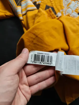 Polo manga larga Quiksilver Y2K XXL mostaza