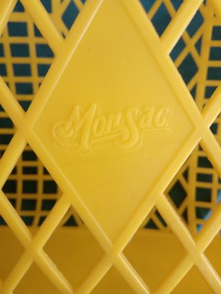 Bolso Cesta Monsac Vintage Amarillo