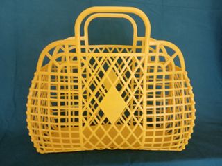 Bolso Cesta Monsac Vintage Amarillo