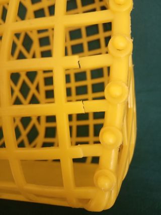 Bolso Cesta Monsac Vintage Amarillo