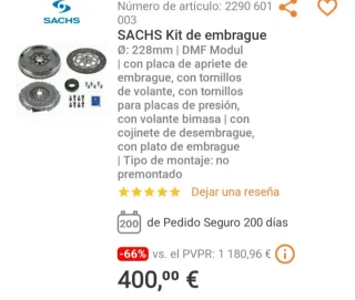 Kit Embrague Peugeot 307