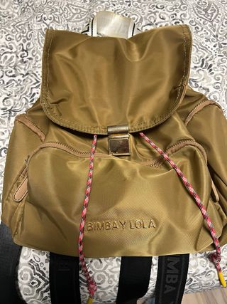 Mochila Bimba y Lola dorada