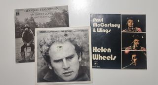 Lote 3 Vinilos George Harrison, Simon & Garfunkel,