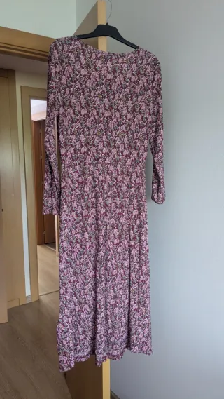 Vestido Cortefiel estampado floral M/40 nuevo