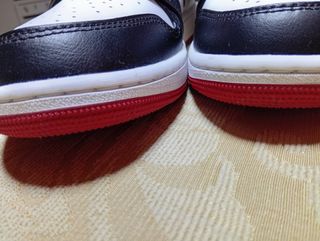 Air Jordan 1 Mid Scarpe Rosse Bianche Nere