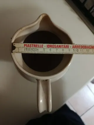 Brocca ceramica Elio Cerbella di  Gubbio