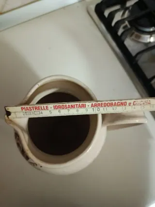 Brocca ceramica Elio Cerbella di  Gubbio