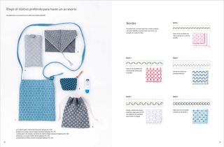 Bordado sashiko hitomezashi