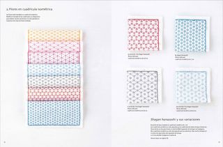 Bordado sashiko hitomezashi