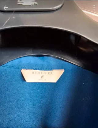 Camicia seta blu elettrico