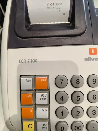 Caja Registradora Olivetti ECR 7100