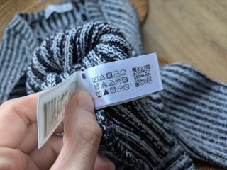 Jersey Zara Rayas Gris y Negro Talla M