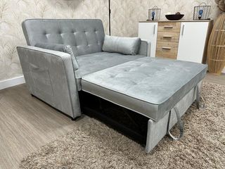 Sofá Cama Gris Compacto * NUEVO