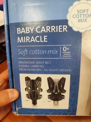 Marsupio Baby Bjorn Miracle Soft Cotton Miracle