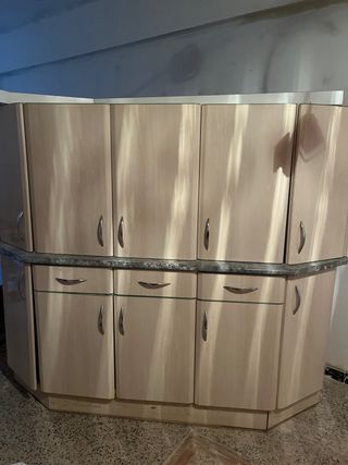 Mueble de cocina modular beige