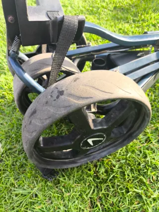 Carrito de golf 3 ruedas azul