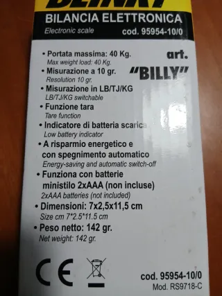 Pesa bagagli elettronica Blinky