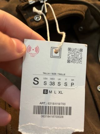 Chaqueta marrón entretiempo formal