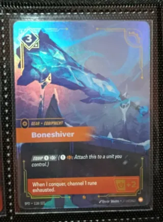 Boneshiver - Carta Juego riftbound inglés